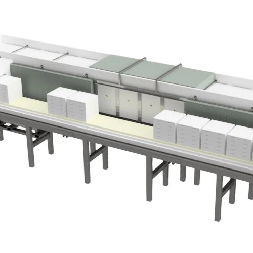 Deltech tunnel kiln for electrifying a gas-fired process